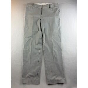 Talbots Hampshire Ankle Pants Women's Size 10 Striped‎ Career Casual